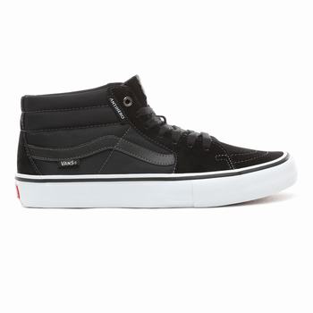 Férfi Vans X Anti Hero Sk8-Mid Pro Magasszárú Cipő VA5420817 Fekete